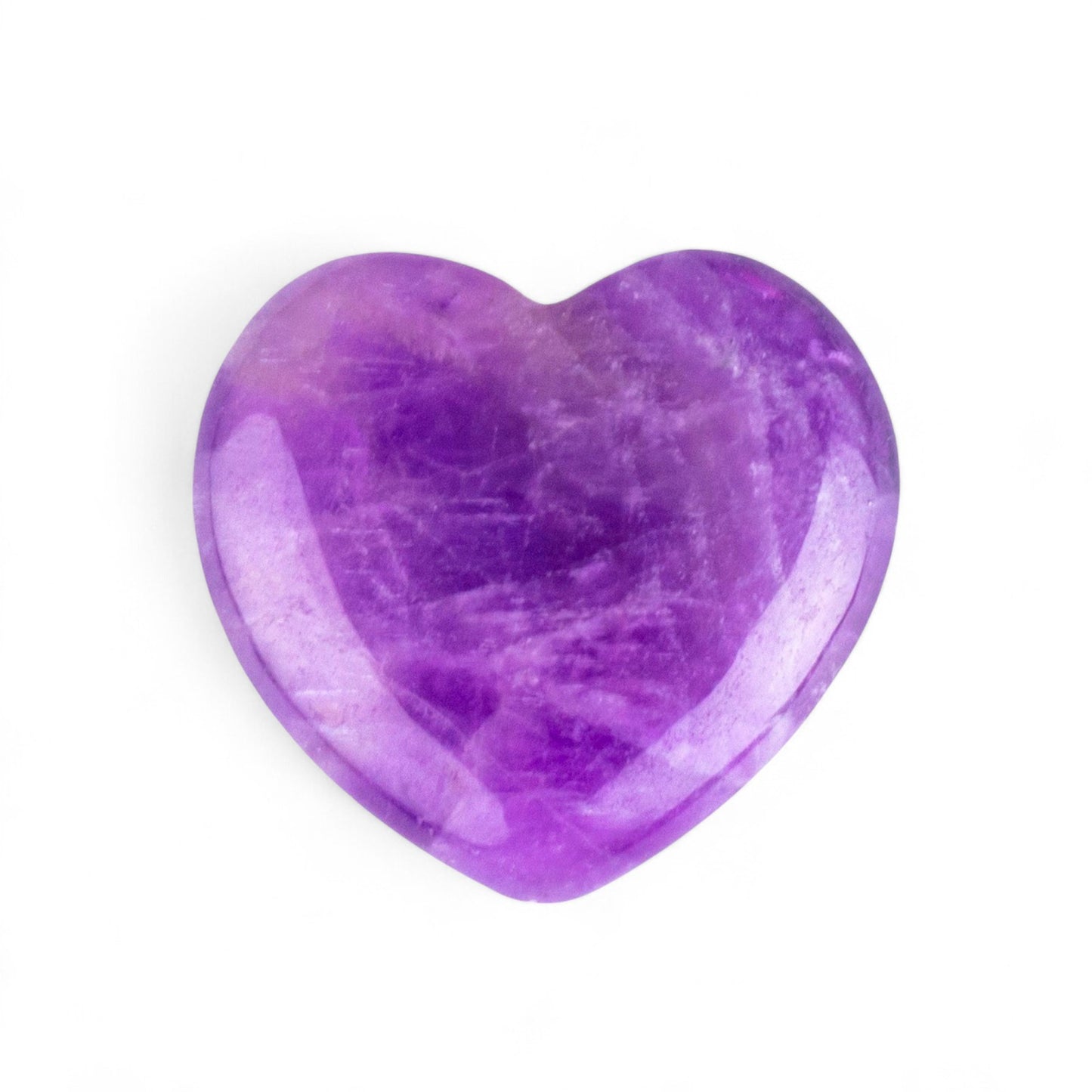 Attract Balance: Natural Amethyst Heart-Shaped Healing Crystals