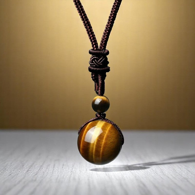Protection: Tibetan Tiger's Eye Protection Necklace