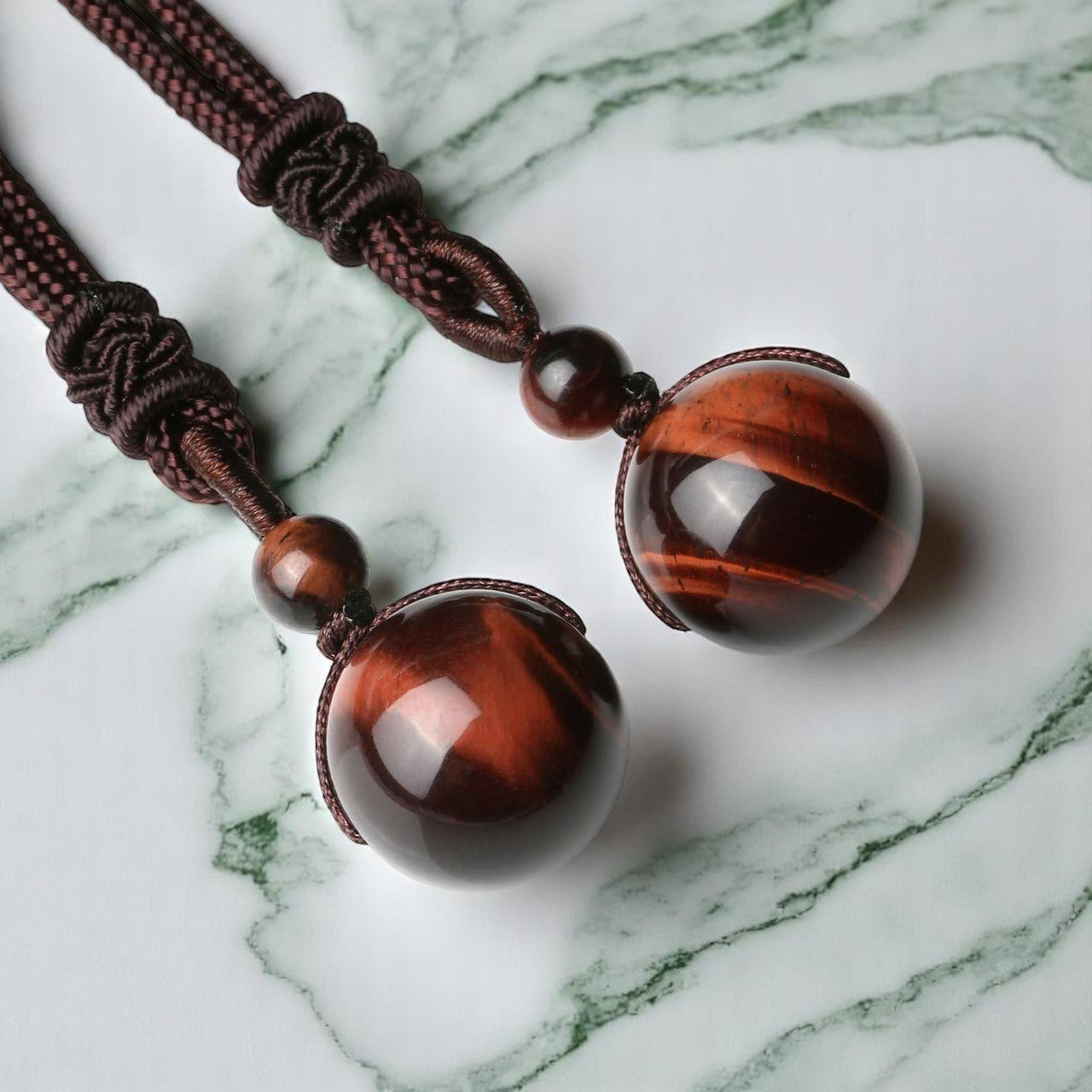 Protection: Tibetan Tiger's Eye Protection Necklace