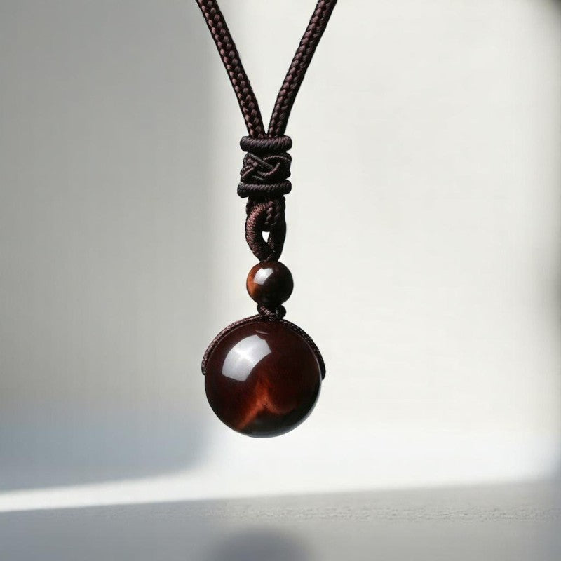 Protection: Tibetan Tiger's Eye Protection Necklace