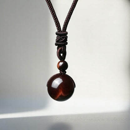 Protection: Tibetan Tiger's Eye Protection Necklace
